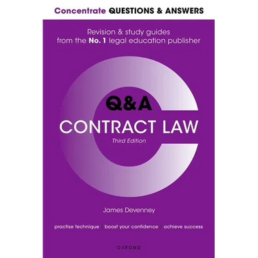 Concentrate Questions and Answers Contract Law: Law Q&A Revision and Study Guide