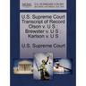 U.S. Supreme Court Transcript of Record Olson V. U S: Brewster V. U S: Karlson V. U S