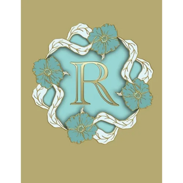 R: 100 Pages 8.5" X 11" Monogram Notebook College Ruled Line Paper