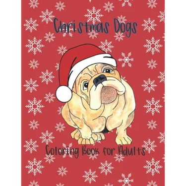 Christmas Dogs Coloring Book for Adults