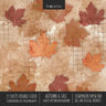 Autumn Fall Scrapbook Paper Pad 8x8 Decorative Scrapbooking Kit for Cardmaking Gifts, DIY Crafts, Printmaking, Papercrafts, Leaves Pattern Designer Pa