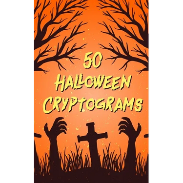 50 Halloween Cryptograms: Large Print Literature Quotes