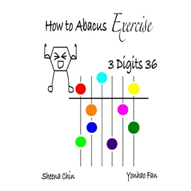 How to Abacus Exercise - 3 Digits 36