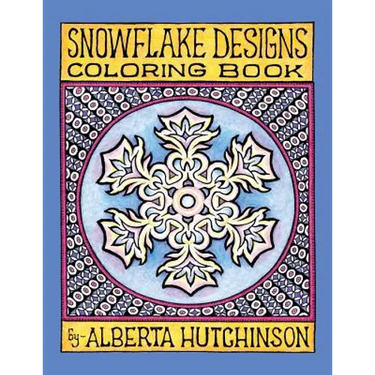 Snowflake Designs Coloring Book: 24 Designs in Elaborate Frames