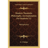 Modern Thomistic Philosophy, An Explanation For Students V2: Metaphysics