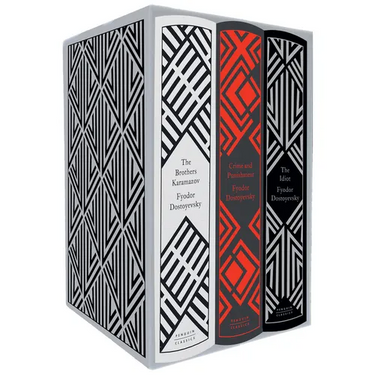 Fyodor Dostoyevsky 3-Book Boxed Set: Crime and Punishment; The Idiot; The Brothers Karamazov