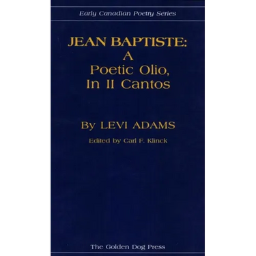 Jean Baptiste: A Poetic Olio, in II Cantos