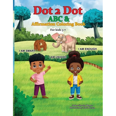 Dot 2 Dot ABC & Affirmation Coloring Book