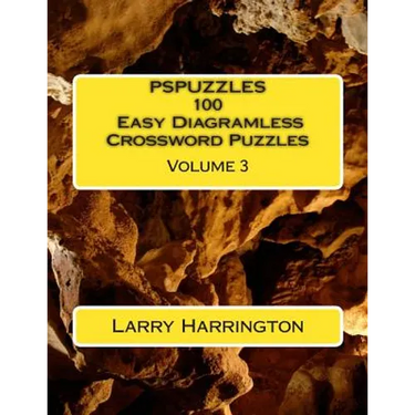 PSPUZZLES 100 Easy Diagramless Crossword Puzzles Volume 3