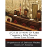 Ufgs 26 35 46.00 20: Radio Frequency Interference Power Line Filters