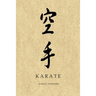 Martial Notebooks KARATE: Parchment-looking Cover 6 x 9