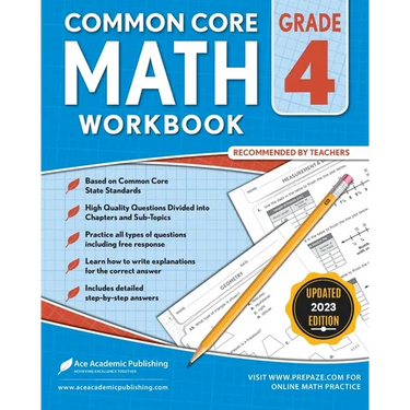 Common Core Math Workbook: Grade 4