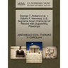 George T. Aratani et al. V. Robert F. Kennedy. U.S. Supreme Court Transcript of Record with Supporting Pleadings