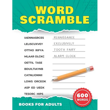 Word Scramble Books for Adults: Word Unscramble Games With Eleven Letters