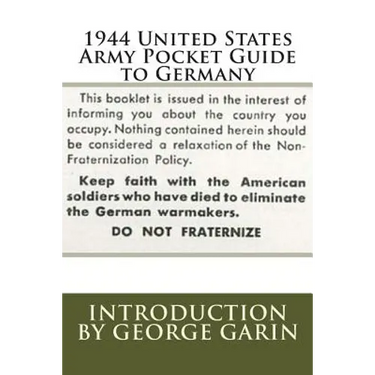 1944 United States Army Pocket Guide to Germany
