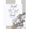 Proverbs 3: 5 Trust In the Lord with All Your Heart: floral journals to write in for women & bible verse word search and bible ver