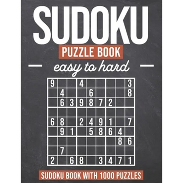 Sudoku Puzzle Book easy to hard: Sudoku Puzzle Book with 1000 Puzzles - Easy to Hard - For Adults and Kids