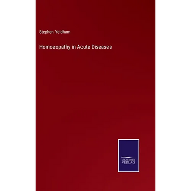 Homoeopathy in Acute Diseases