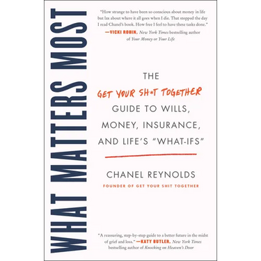 What Matters Most: The Get Your Shit Together Guide to Wills, Money, Insurance, and Life's What-Ifs