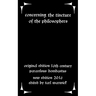 Concerning the Tincture of the Philosophers