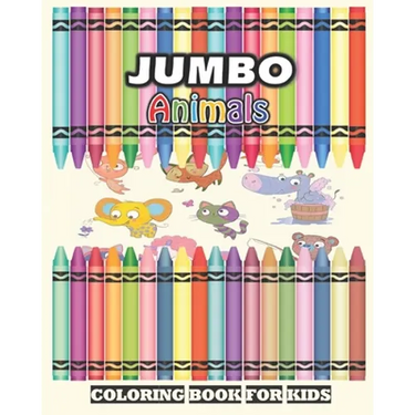 Jumbo Animals Coloring Book For Kids