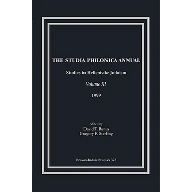 The Studia Philonica Annual, XI, 1999