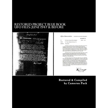 Restored Project Blue Book UFO Files: June 1947 & Before