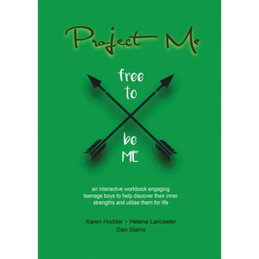 Project Me an interactive workbook engaging teenage boys to help discover their inner strengths and utilize them for life
