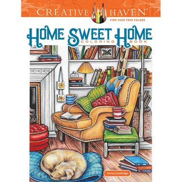 Creative Haven Home Sweet Home Coloring Book