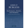 Mathematics, Models, and Modality: Selected Philosophical Essays