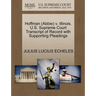 Hoffman (Abbie) V. Illinois. U.S. Supreme Court Transcript of Record with Supporting Pleadings