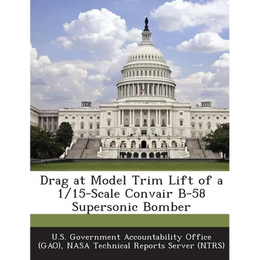 Drag at Model Trim Lift of a 1/15-Scale Convair B-58 Supersonic Bomber