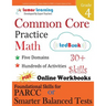 Common Core Practice - Grade 4 Math: Workbooks to Prepare for the Parcc or Smarter Balanced Test