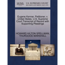 Eugene Kenner, Petitioner, V. United States. U.S. Supreme Court Transcript of Record with Supporting Pleadings