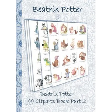 Beatrix Potter 99 Cliparts Book Part 2 ( Peter Rabbit ): Sticker, Icon, Clipart, Cliparts, download, Internet, Dropbox, Original, Children's books, ch