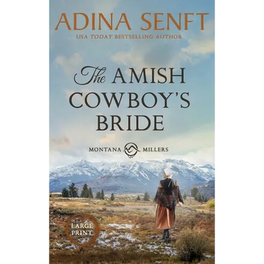 The Amish Cowboy's Bride (Large Print Hardcover)
