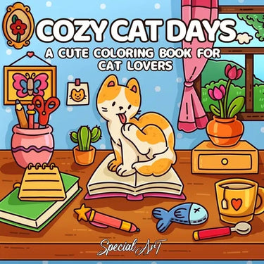 Cozy Cat Days: A Cute Coloring Book for Cat Lovers