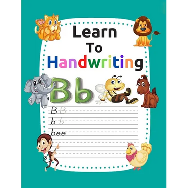 Learn to handwriting: Handwriting practice with fun illustrations with pen and calligraphy control (kindergarten books for activities and learning)