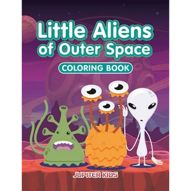 Little Aliens of Outer Space Coloring Book