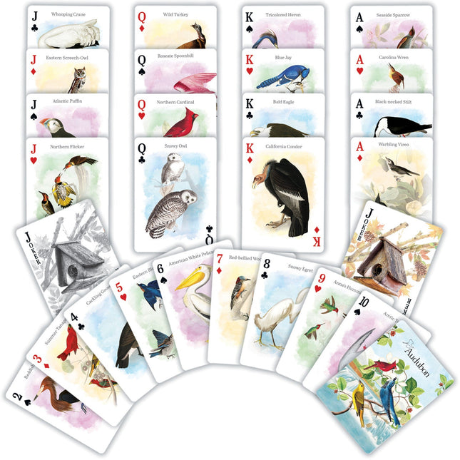 Audubon Playing Cards - 54 Card Deck by MasterPieces Puzzle Company INC