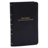 KJV Holy Bible: Pocket New Testament with Psalms and Proverbs, Black Leatherflex, Red Letter, Comfort Print: King James Version