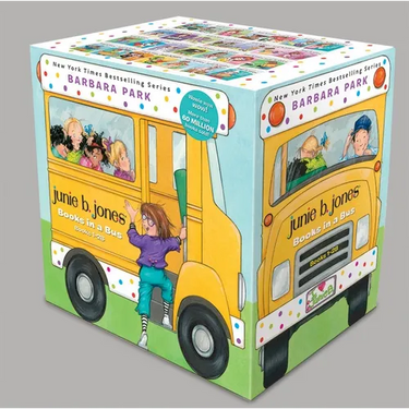Junie B. Jones Books in a Bus 28-Book Boxed Set: The Complete Collection: Books 1-28