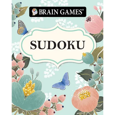 Brain Games - Take-Along - Sudoku (Flower Cover)