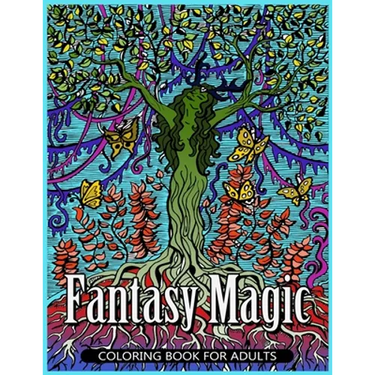 Fantasy Magic Coloring Book for Adults: Magical Fantasy Adult Coloring Book