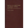 Essays on New York Colonial Legal History