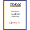 Microsoft Excel 365: Beginning: Student Manual (Black & White)