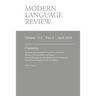 Modern Language Review (113: 2) April 2018