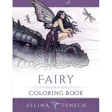 Fairy Companions Coloring Book: Fairy Romance, Dragons and Fairy Pets