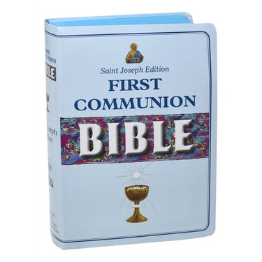 New Catholic Bible -- Med. Print Dura Lux (Boys Communion)