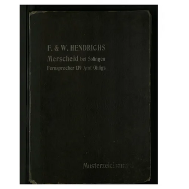 Hendrichs drop-forged scissor blanks catalogue